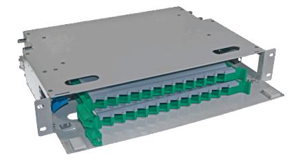 OP-ODF-24 MODULAR OPTICAL DISTRIBUTION FRAME RACK 19'' 2U 24J