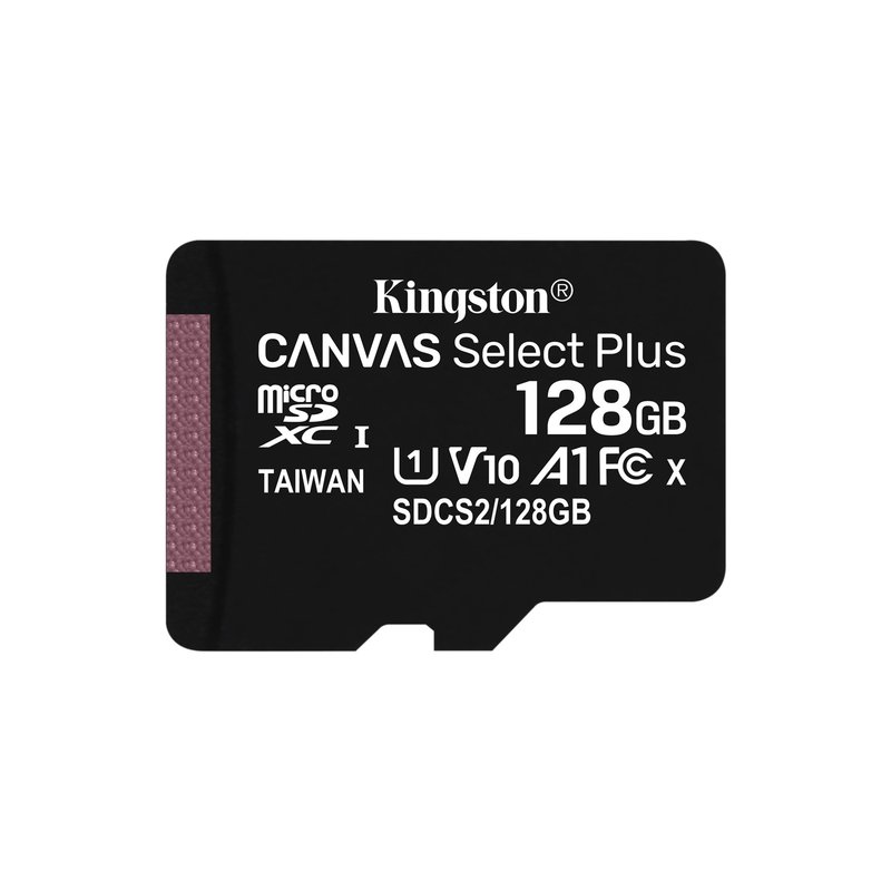 Κάρτα μνήμης Kingston Canvas 128GB με adaptor